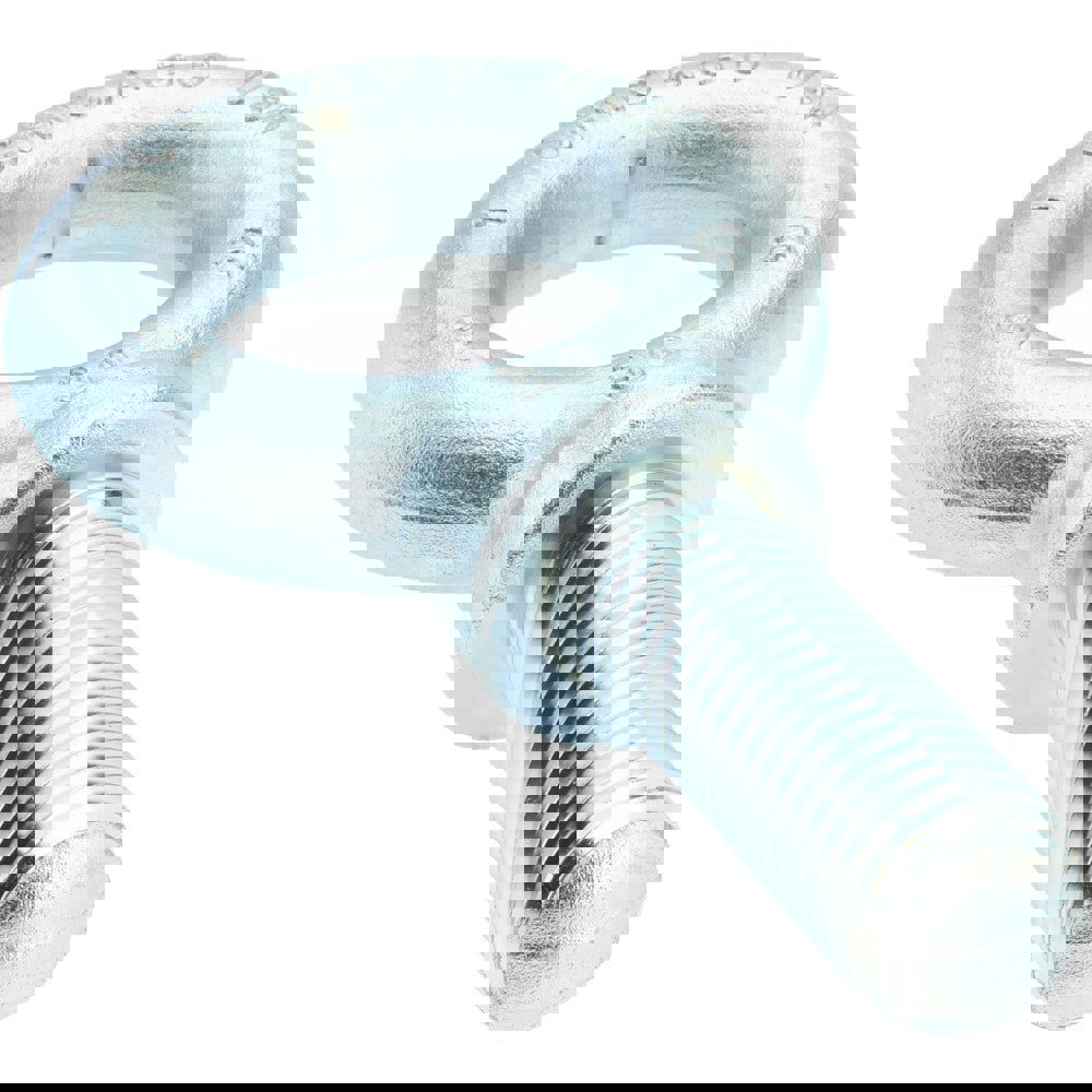 Fixed Lifting Eye Bolt: With Shoulder, 9,000 lb Capacity, 1-8 Thread, Grade C-1035 Forged Steel